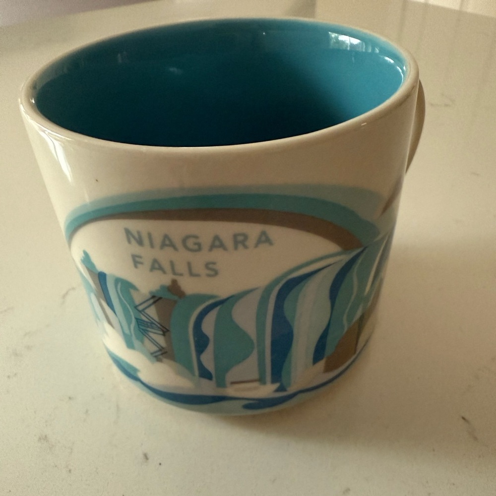 Starbucks Niagara Falls Mug - Blue and White